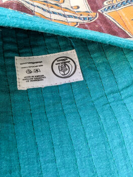 Colourful Handmade Quilted Kalamkari Pouches, 9 of 10
