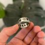 Engrave Silver Chain Link Ring, thumbnail 7 of 10