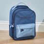 Personalised Blue Large Backpack, thumbnail 4 of 5