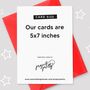 Christmas Jumper Wife Mrs And Mrs First Christmas Card, thumbnail 3 of 3