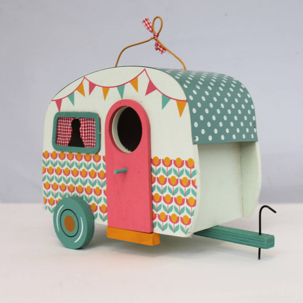 Colourful Caravan Bird House By Posh Totty Designs Interiors ...