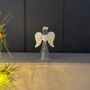 Hanging Glass Angel Christmas Tree Decoration, thumbnail 2 of 2