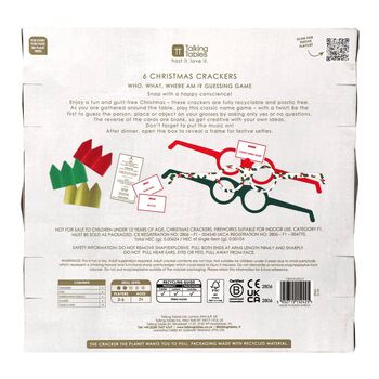 Holly White Christmas Crackers, 3 of 3