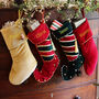 Personalised Luxury Velvet Christmas Stockings, thumbnail 1 of 6
