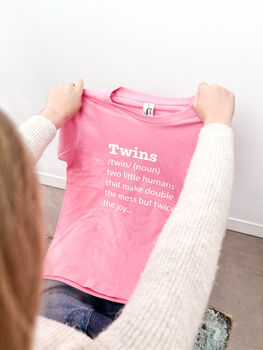 Funny Twin Definition T Shirt, 4 of 8