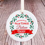 Personalised Christmas Believe On The Polar Express Ornament, thumbnail 1 of 7