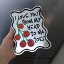 I Love You From My Head To Ma Toes Mirror, thumbnail 2 of 6