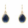 Petite Drop Earring Gold Plated 925 Sterling Silver, thumbnail 6 of 7