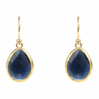 Petite Drop Earring Gold Plated 925 Sterling Silver, 6 of 7