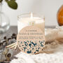 Grandparents Gift Woodland Scented Christmas Candle, thumbnail 1 of 10