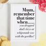 Personalised Remember When Print, thumbnail 5 of 6