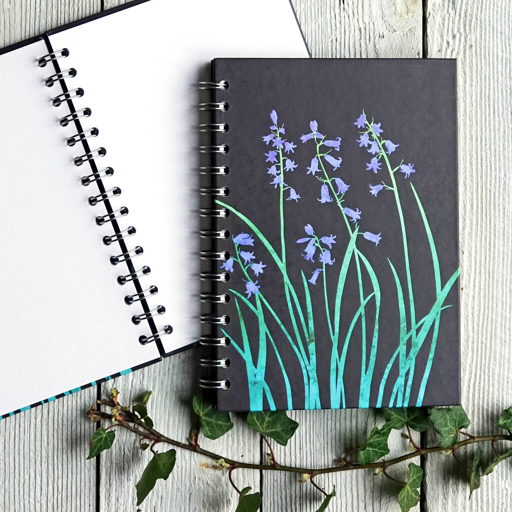 Bluebells Notebook / Sketchbook, 1 of 2