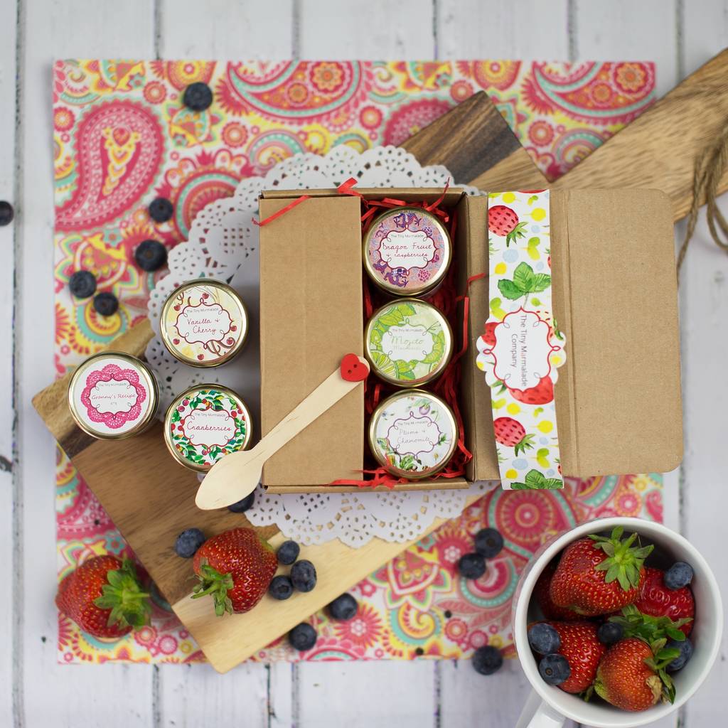 Thank You Mum Jam And Marmalade Taster Box By The Tiny Marmalade