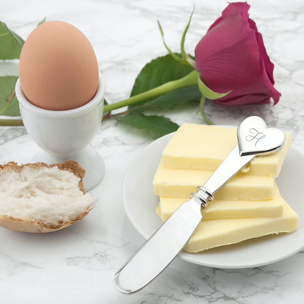 Personalised Heart Butter Knife, 1 of 3