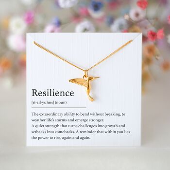 Hummingbird Necklace – Resilience Gift, 5 of 8