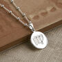 Sterling Silver Zodiac Star Sign Necklace, thumbnail 3 of 5