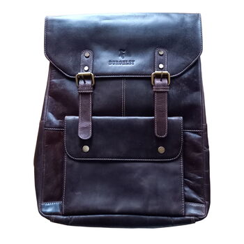 Carlton Full Leather Backpack / Messenger Bag, 4 of 12