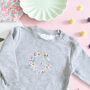 Liberty Of London Personalised Children's Jumper Grey, thumbnail 2 of 7