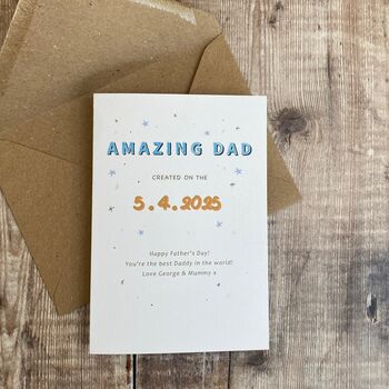 Father's Day Card Personalised, 3 of 4