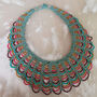 Multi Layered Beaded Collar Necklace, thumbnail 2 of 3