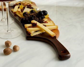 Nea Wood Serving Board With Handle, 3 of 4