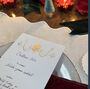 Celestial Luxury Gold Foil Menus, thumbnail 1 of 7