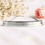 Personalised Silver Tone Heart Bar Bracelet, thumbnail 7 of 8