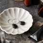 925 Silver Black Obsidian Teardrop Hoop Earrings, thumbnail 2 of 5