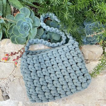 ‘Sophie’ Shoulder Bag Crochet And Macramé Kit, 6 of 7