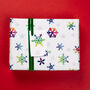 Luxury Snowflake Christmas Wrapping Paper Gift Tag Set, thumbnail 2 of 8