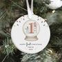 Personalised Baby’s First Christmas Gift Ceramic Ornament, thumbnail 1 of 7