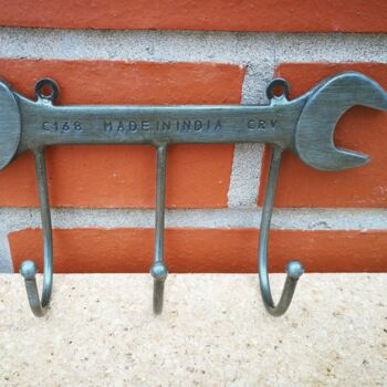 Recycled Spanner Coat Hook, 4 of 4