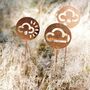Father's Day Weather Symbols Hanging Garden Decoration, thumbnail 10 of 10