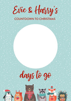 Personalised Children's Countdown To Christmas Calendar, 4 of 6