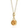 18ct Gold Number 50 Charm Necklace, thumbnail 2 of 6