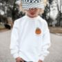 Personalised Halloween Pumpkin Patch Sweatshirt, thumbnail 3 of 3