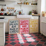 Kitchen Food Print Funny Cheese Typography Wall Art, thumbnail 8 of 9