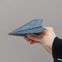 Personalised Foiled Paper Plane, Birthday Card, thumbnail 1 of 5