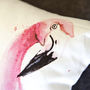 Inky Flamingo Luxury Cushion And Inner, thumbnail 3 of 4