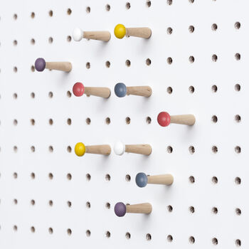 Mixed Coloured Pegboard Pegs, 2 of 5