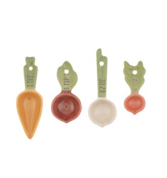 Ceramic Vegetable Patch Measuring Spoons, 3 of 4