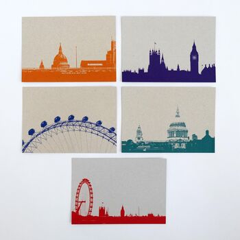 London Recycled Postcard Pack, 2 of 5