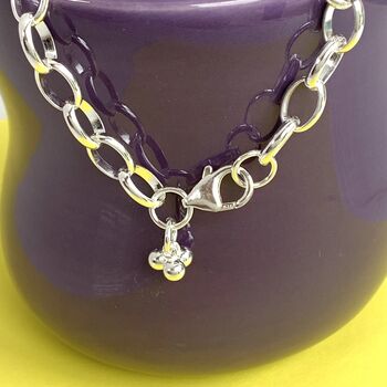 30th Birthday Sterling Silver Beads Bracelet, 2 of 5