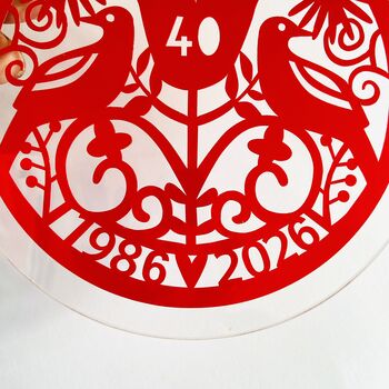 40th Anniversary Sun Catcher, 11 of 12