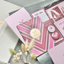 Pink And Burgundy Stationery Box, thumbnail 3 of 11
