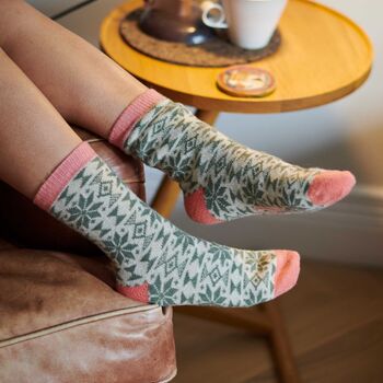 Soft Lambswool Ankle Socks For Women : Patterns, 11 of 12