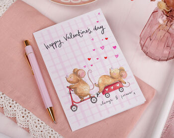 Cute Mouse 'Always And Forever' Valentine Card, 2 of 2