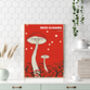 Yayoi Kusuma Red Mushroom Art Print, thumbnail 3 of 3
