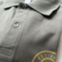 Personalised Men’s Polo Shirt With Initials And Est. Year In A Circular Chest Logo, thumbnail 1 of 6