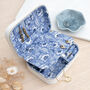 Celestial Jewellery Case With Blue Floral Interior, thumbnail 3 of 6